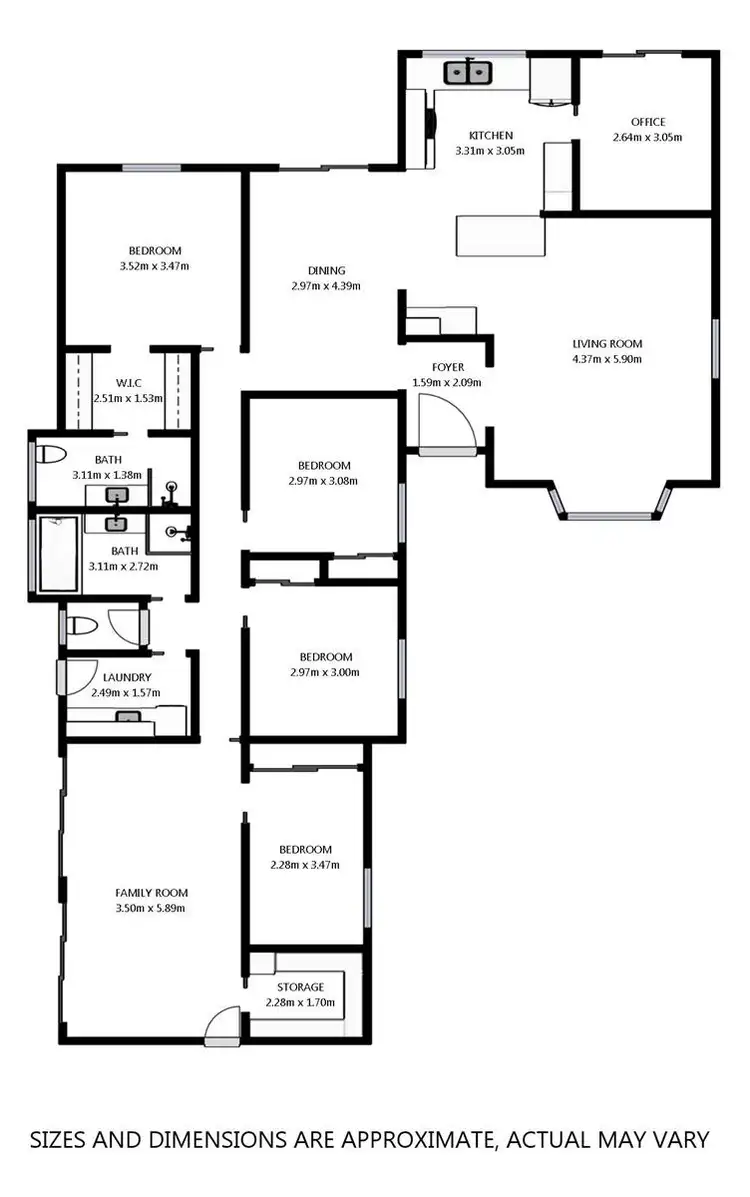 Floorplan of Homely house listing, 1/7 Woodland Drive, Reedy Creek QLD 4227