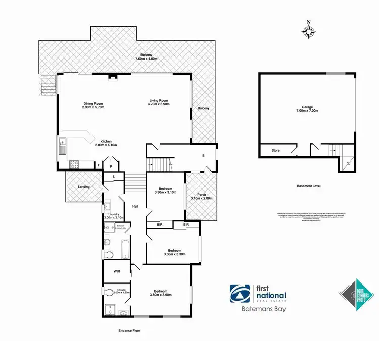 Floorplan of Homely house listing, 4 Cox Place, Sunshine Bay NSW 2536