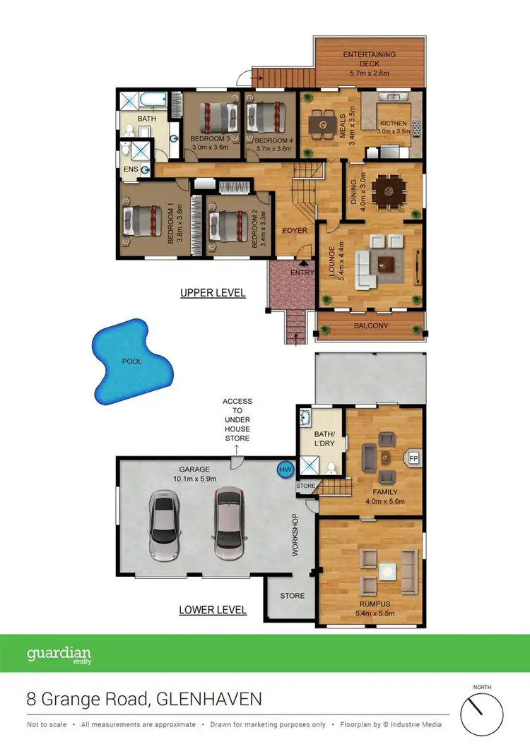Floorplan of Homely house listing, 8 Grange Road, Glenhaven NSW 2156