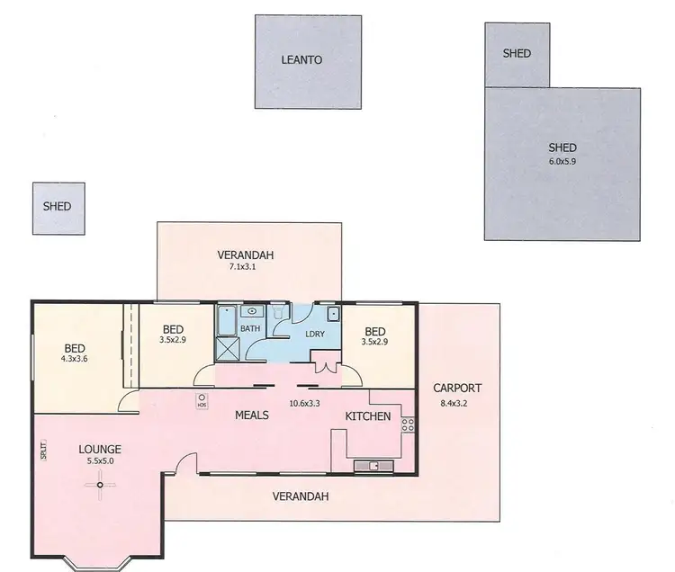 Floorplan of Homely house listing, 250 Mannum Road, Murray Bridge SA 5253