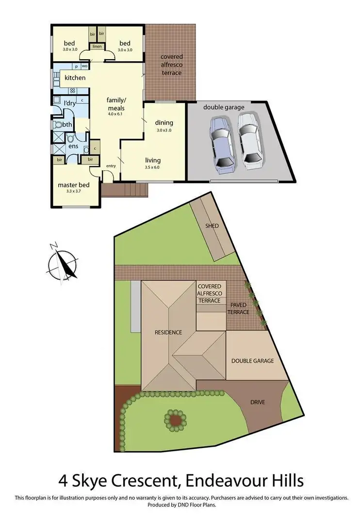 Floorplan of Homely house listing, 4 Skye Crescent, Endeavour Hills VIC 3802