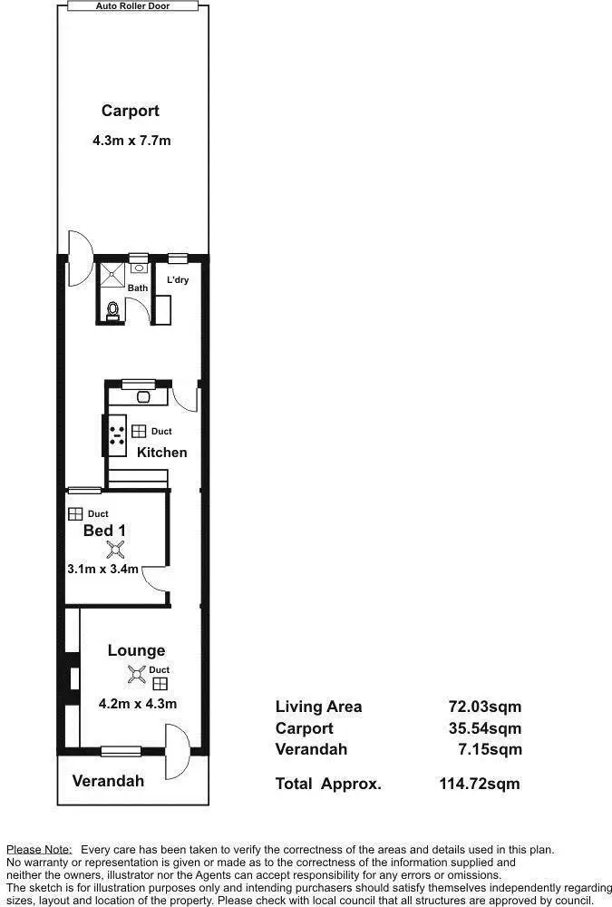 Floorplan of Homely house listing, 340 Carrington Street, Adelaide SA 5000