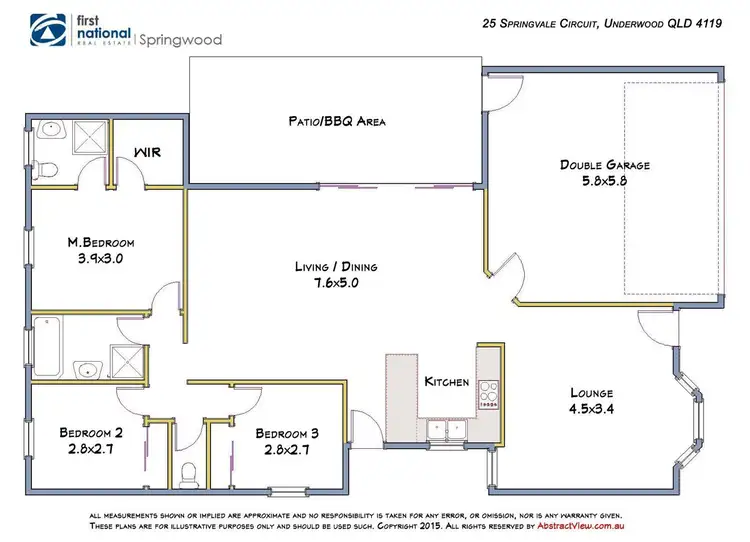 Floorplan of Homely house listing, 25 Springvale Circuit, Underwood QLD 4119