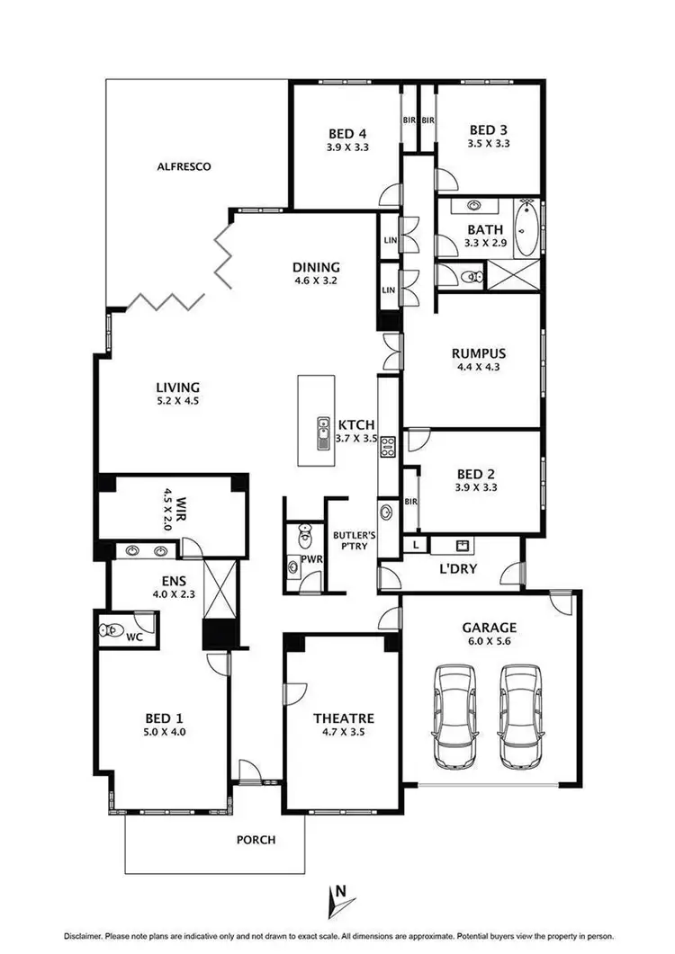 Floorplan of Homely house listing, 33 Grapeview Grove, Sunbury VIC 3429