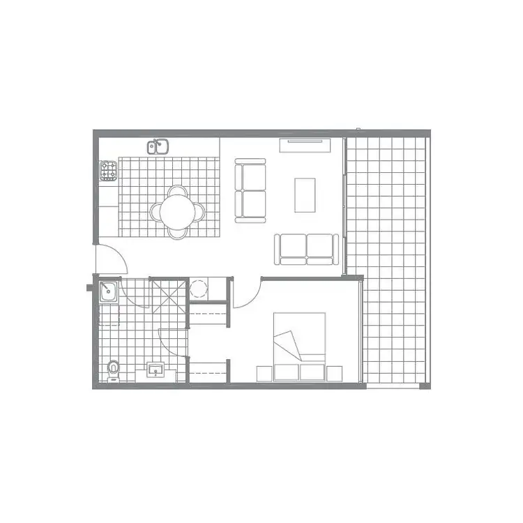 Floorplan of Homely apartment listing, 63/177 Stirling Street, Perth WA 6000