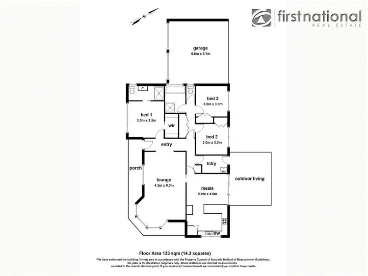 Floorplan of Homely house listing, 1 Malanda Court, Berwick VIC 3806