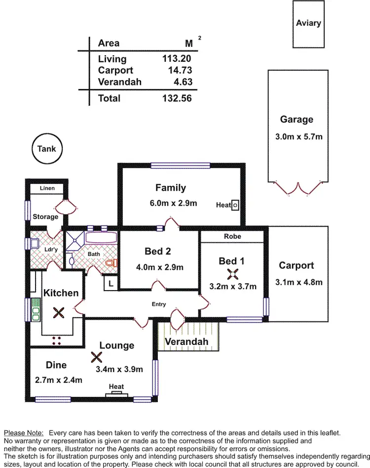 Floorplan of Homely house listing, 9 Anson Avenue, Clapham SA 5062