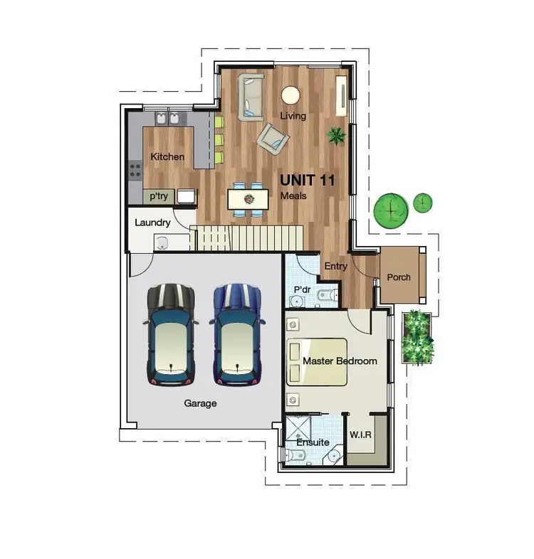 Floorplan of Homely townhouse listing, 11/416-420 Dorset Road, Croydon VIC 3136