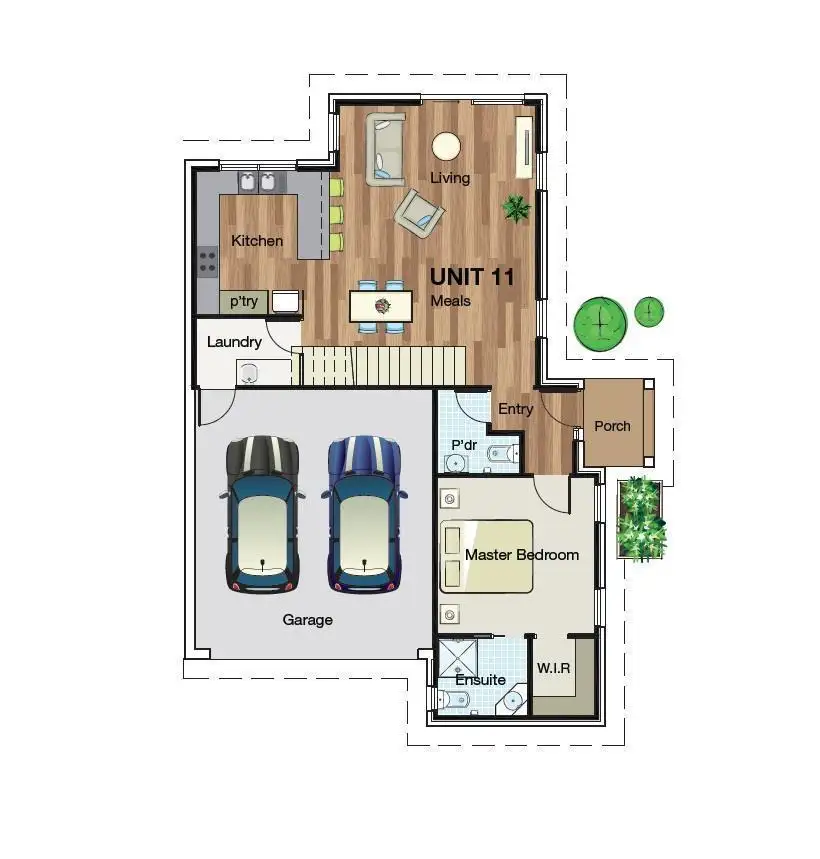 Floorplan of Homely townhouse listing, 11/416-420 Dorset Road, Croydon VIC 3136