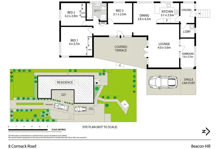 Floorplan of Homely house listing, 8 Cormack Road, Beacon Hill NSW 2100