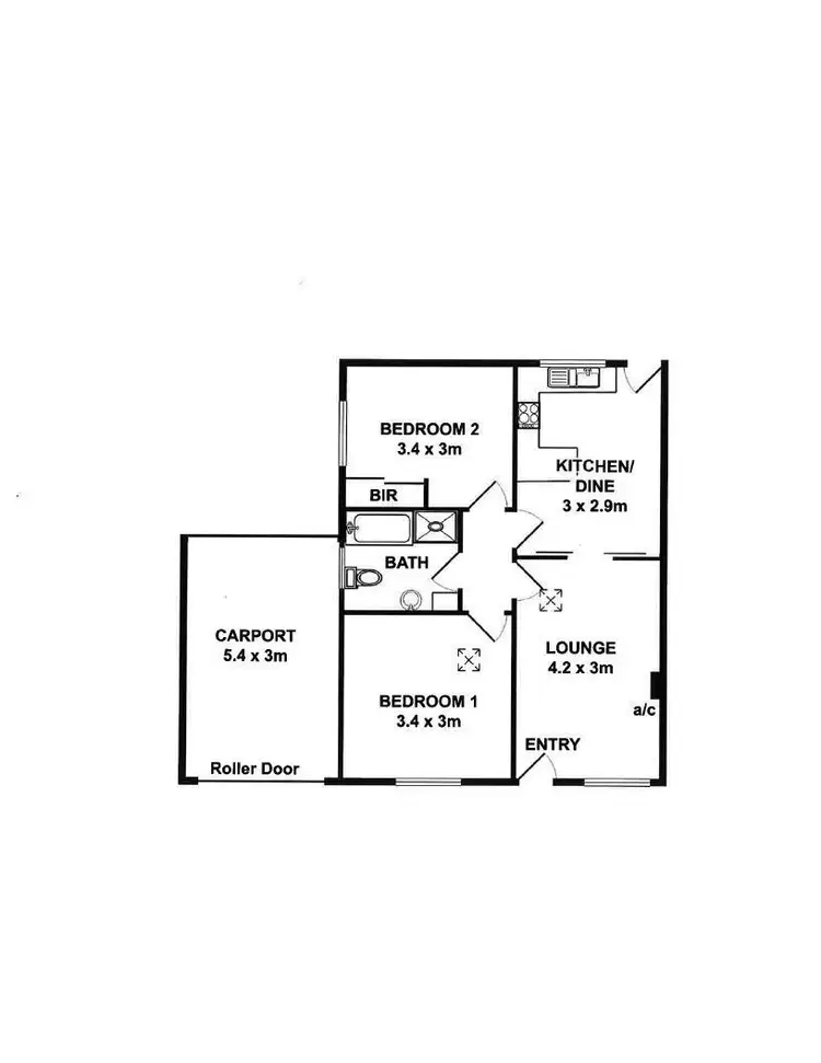 Floorplan of Homely unit listing, 5/4 Crozier Terrace, Oaklands Park SA 5046
