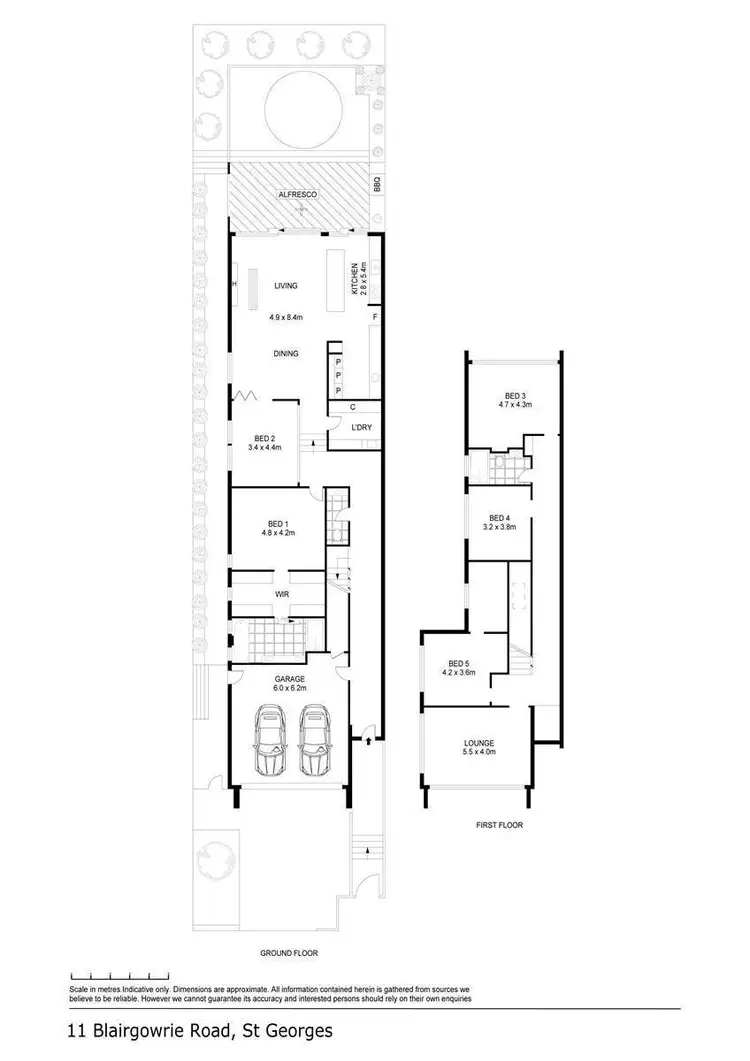 Floorplan of Homely house listing, 11a Blairgowrie Road, St Georges SA 5064