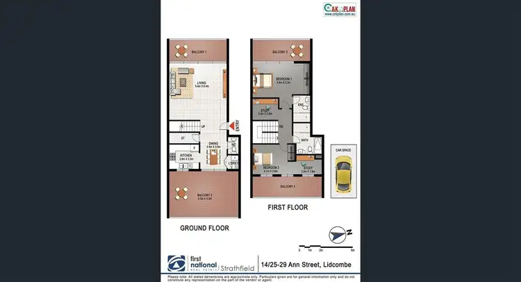 Floorplan of Homely apartment listing, 14/25 Ann Street, Lidcombe NSW 2141