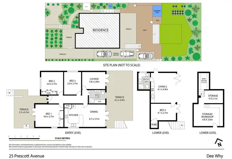 Floorplan of Homely house listing, 25 Prescott Avenue, Dee Why NSW 2099