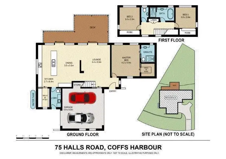 Floorplan of Homely house listing, 75 Halls Road, Coffs Harbour NSW 2450