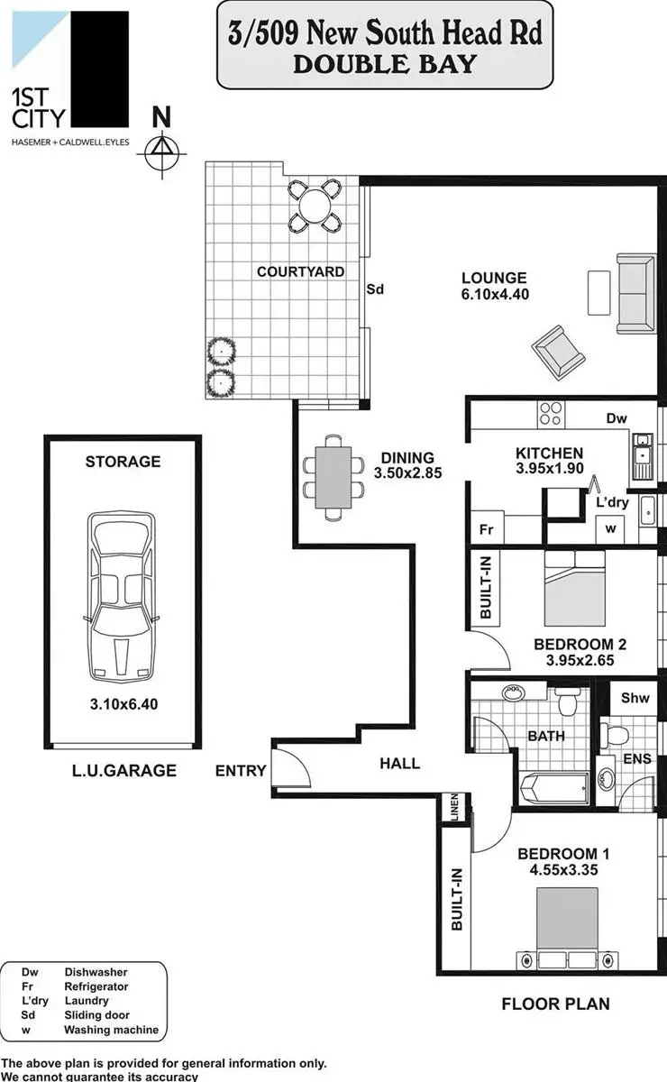 Floorplan of Homely apartment listing, 3/509 New South Head Road, Double Bay NSW 2028