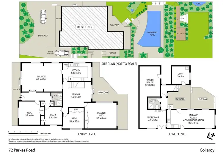 Floorplan of Homely house listing, 72 Parkes Road, Collaroy Plateau NSW 2097