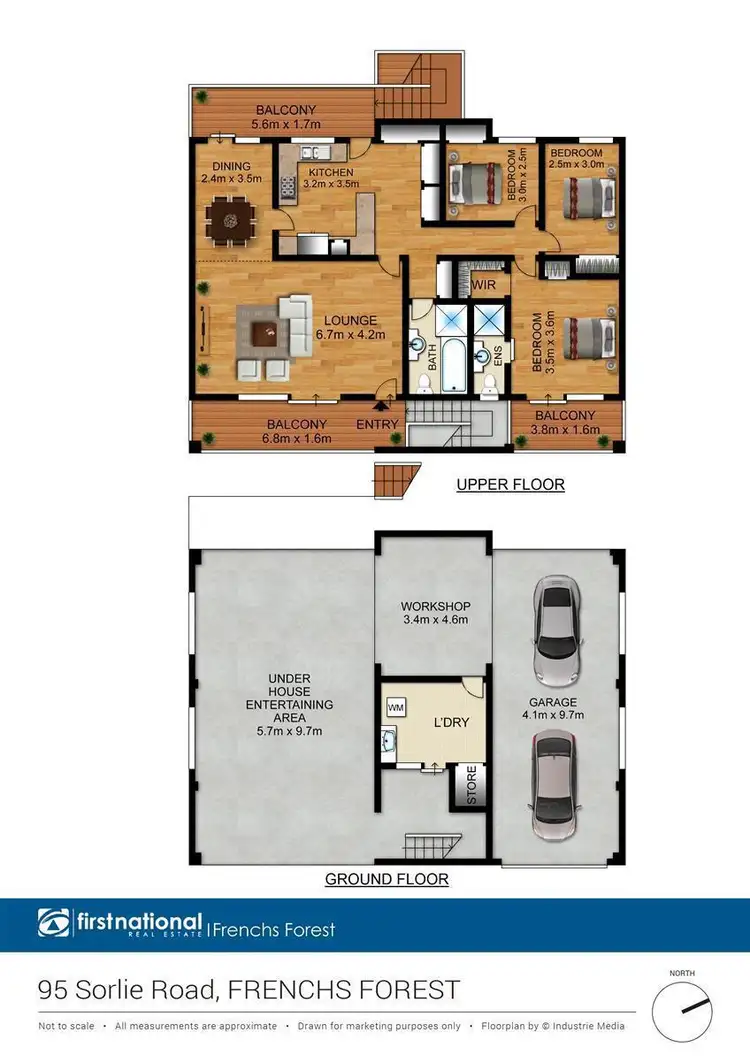 Floorplan of Homely house listing, 95 Sorlie Road, Frenchs Forest NSW 2086