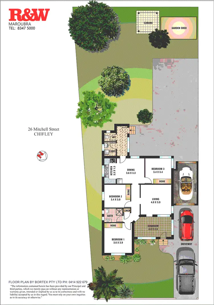 Floorplan of Homely house listing, 26 Mitchell Street, Chifley NSW 2036