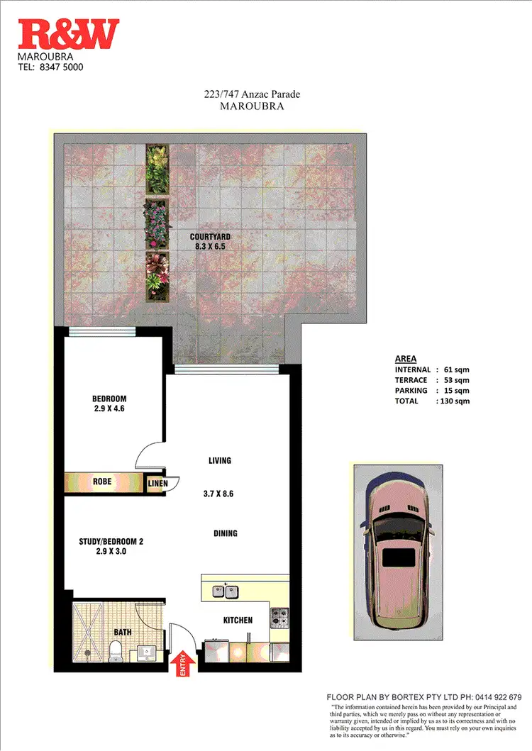 Floorplan of Homely apartment listing, 223/747 Anzac Parade, Maroubra NSW 2035