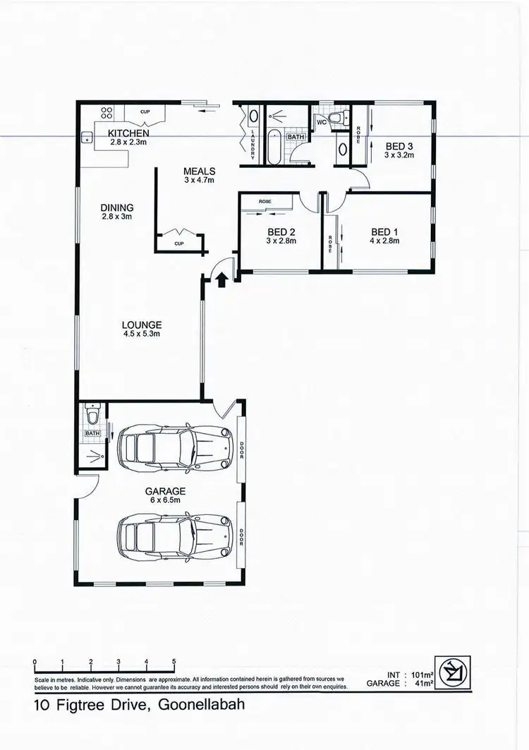 Floorplan of Homely house listing, 10 Figtree Drive, Goonellabah NSW 2480