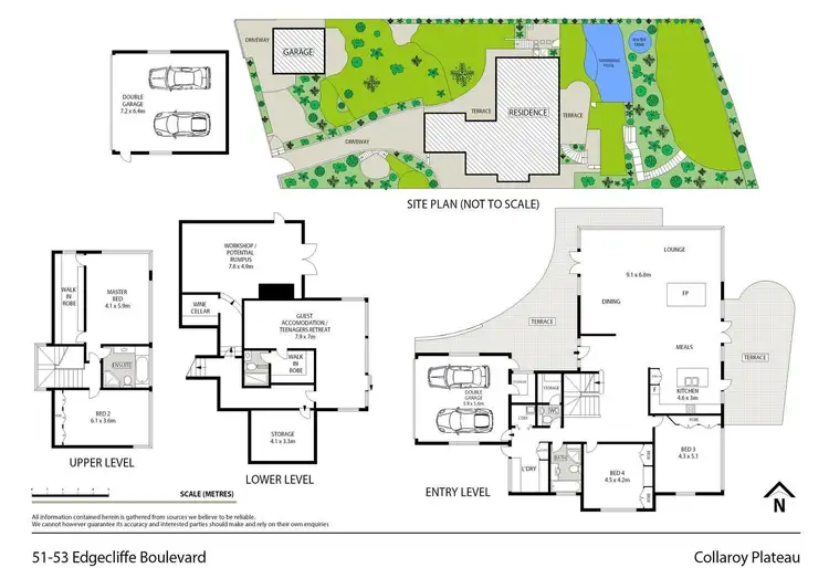 Floorplan of Homely house listing, 51-53 Edgecliffe Boulevard, Collaroy Plateau NSW 2097