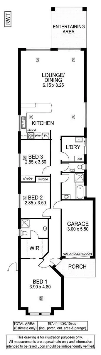 Floorplan of Homely house listing, 58a Australian Avenue, Clovelly Park SA 5042