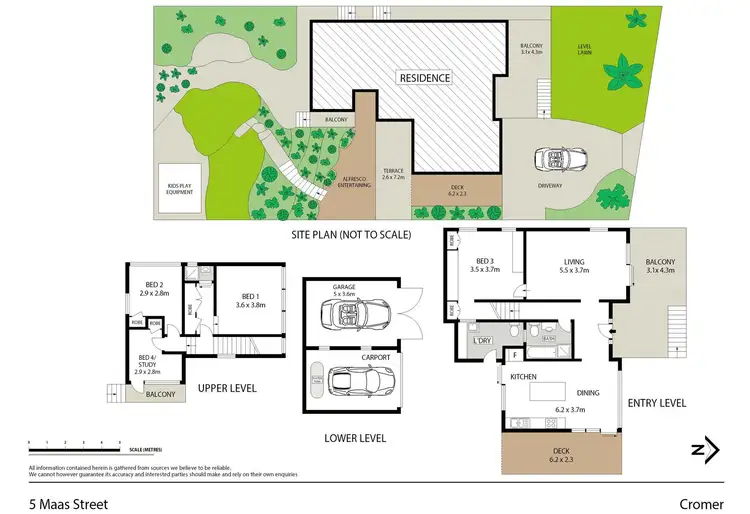Floorplan of Homely house listing, 5 Maas Street, Cromer NSW 2099