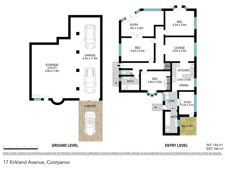 Floorplan of Homely house listing, 17 Kirkland Avenue, Coorparoo QLD 4151
