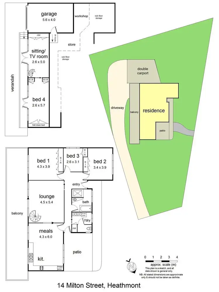 Floorplan of Homely house listing, 14 Milton Street, Heathmont VIC 3135