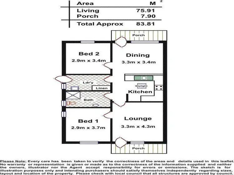 Floorplan of Homely house listing, 2/12 Dunedin Court, Noarlunga Downs SA 5168