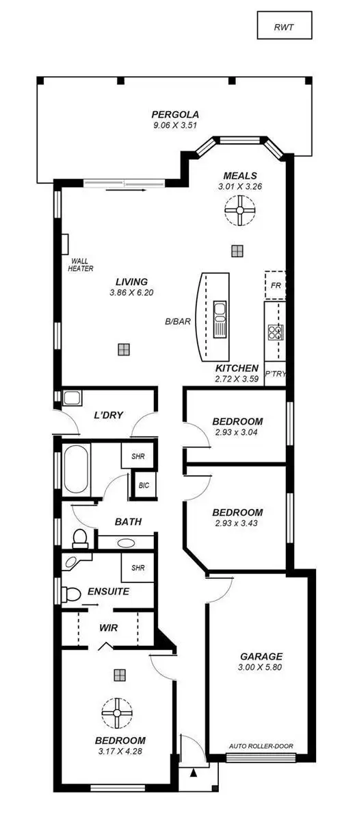 Floorplan of Homely house listing, 16A Baron Avenue, Ingle Farm SA 5098