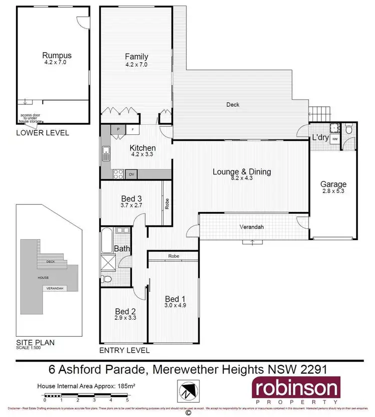 Floorplan of Homely house listing, 6 Ashford Parade, Merewether Heights NSW 2291