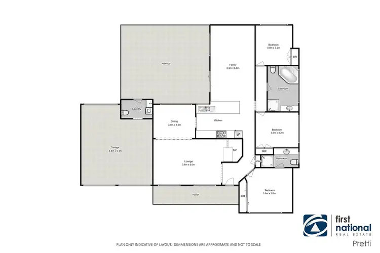 Floorplan of Homely house listing, 6 Goose Close, Hinchinbrook NSW 2168