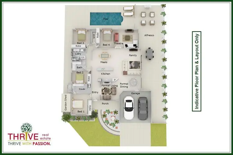 Floorplan of Homely house listing, 23 Deflexa Road, Canning Vale WA 6155