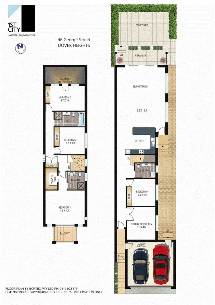 Floorplan of Homely house listing, 46 George Street, Dover Heights NSW 2030