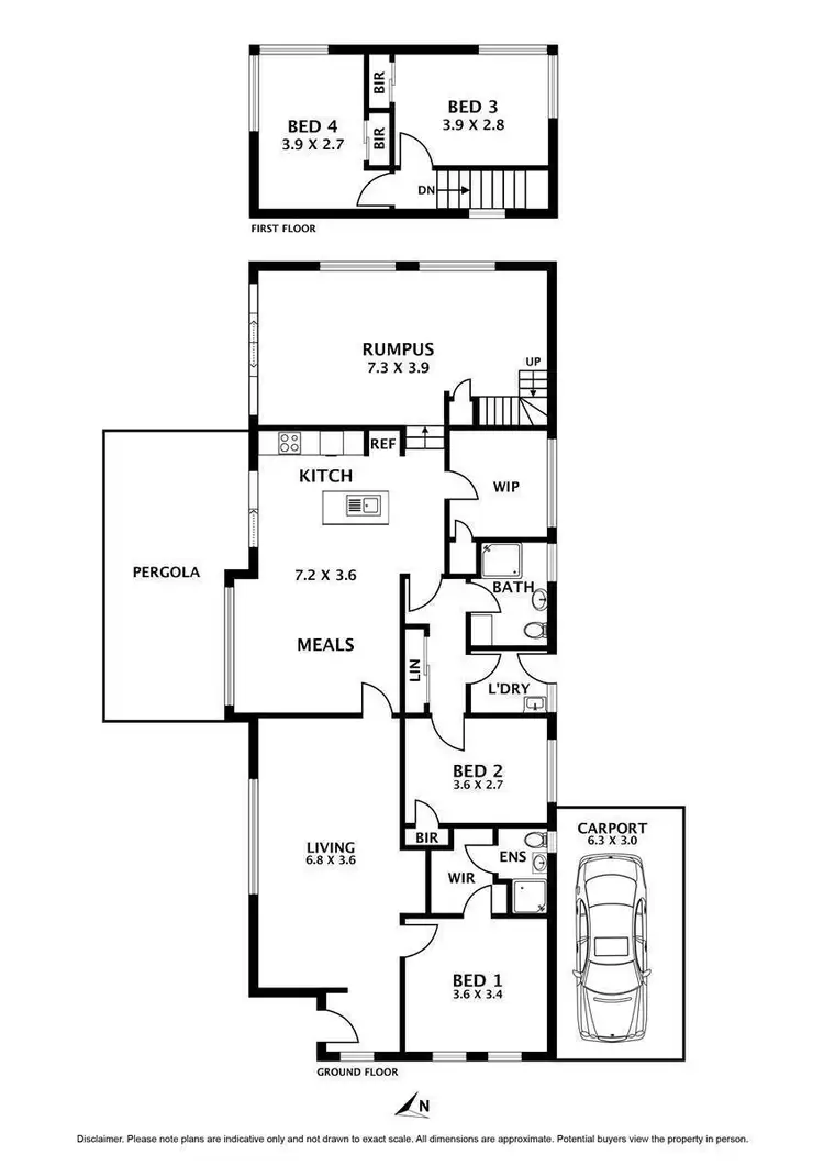 Floorplan of Homely house listing, 16 Talbot Place, Sunbury VIC 3429