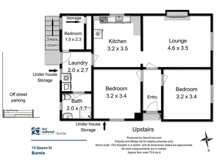 Floorplan of Homely house listing, 15 Queen Street, Burnie TAS 7320