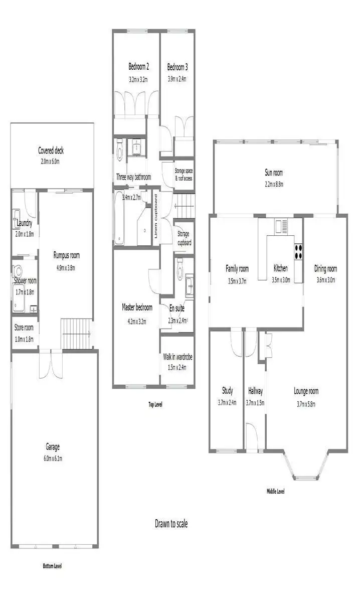 Floorplan of Homely house listing, 6 Bowness Street, New Lambton Heights NSW 2305