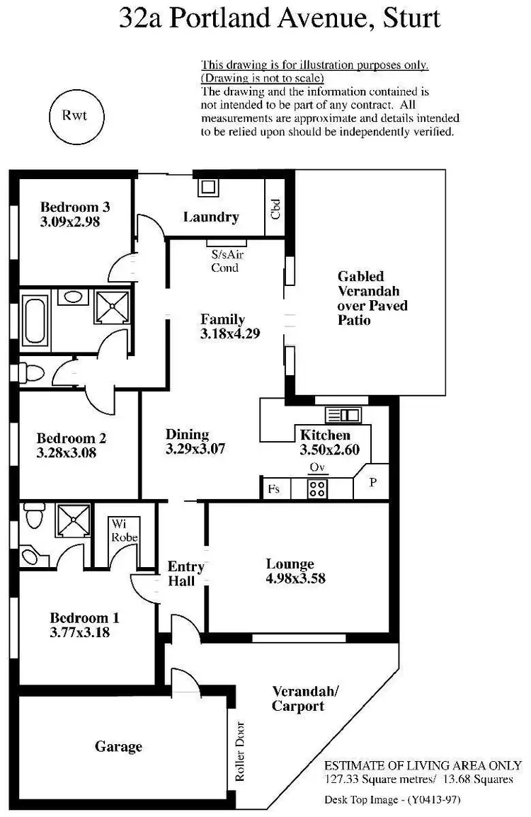 Floorplan of Homely house listing, 32A Portland Avenue, Sturt SA 5047