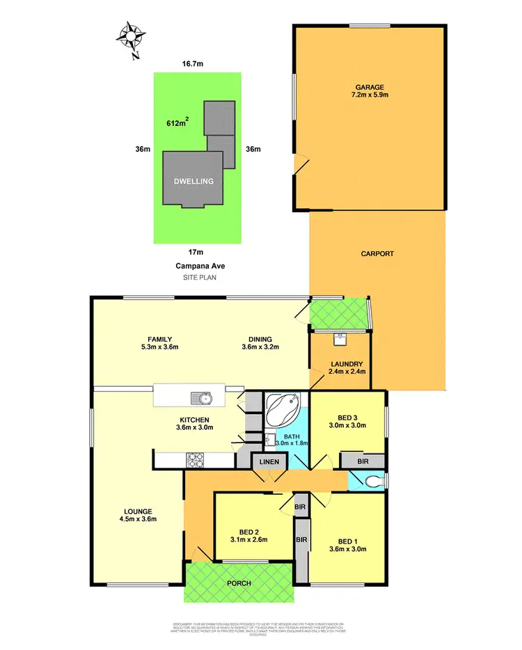 Floorplan of Homely house listing, 10 Campana Avenue, Edgeworth NSW 2285