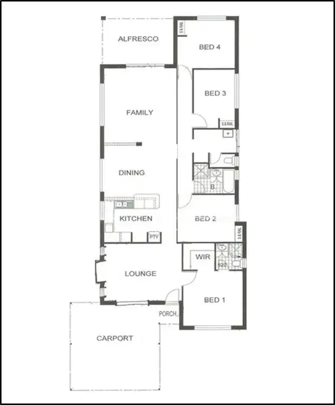Floorplan of Homely house listing, 42 Calilly Way, Baldivis WA 6171