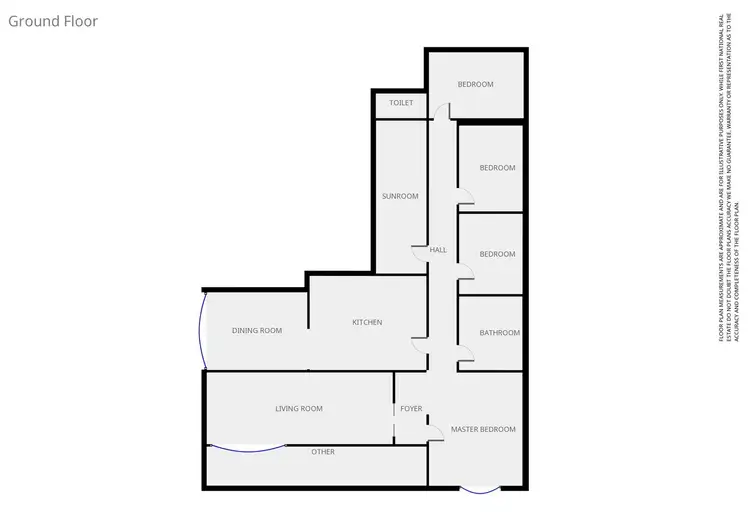 Floorplan of Homely house listing, 19 Halls Road, Myrtleford VIC 3737