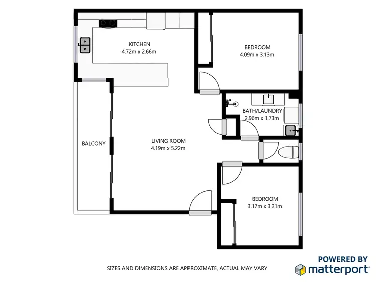 Floorplan of Homely unit listing, 19/1306 Gold Coast Highway, Palm Beach QLD 4221