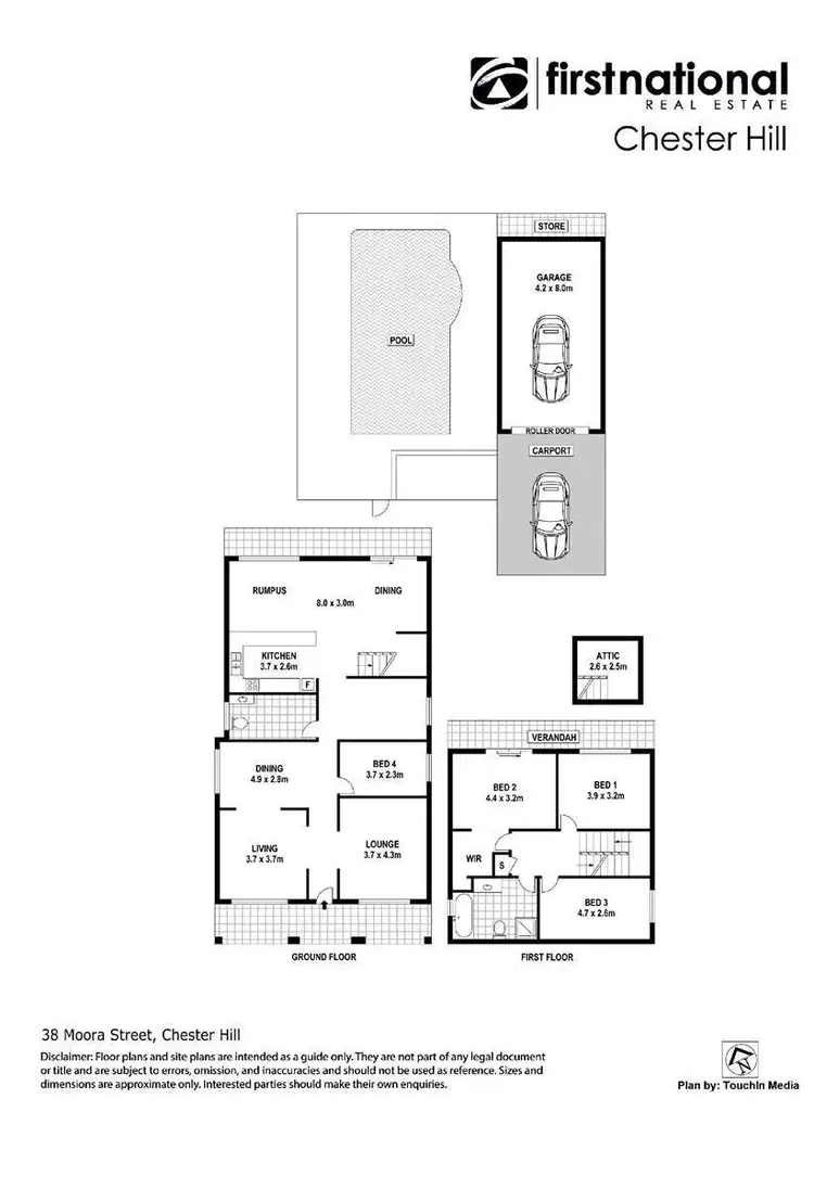 Floorplan of Homely house listing, 38 Moora Street, Chester Hill NSW 2162