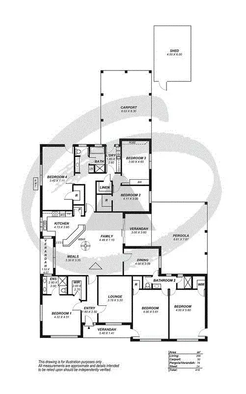 Floorplan of Homely house listing, 30 Dalmeny Drive, Mount Barker SA 5251