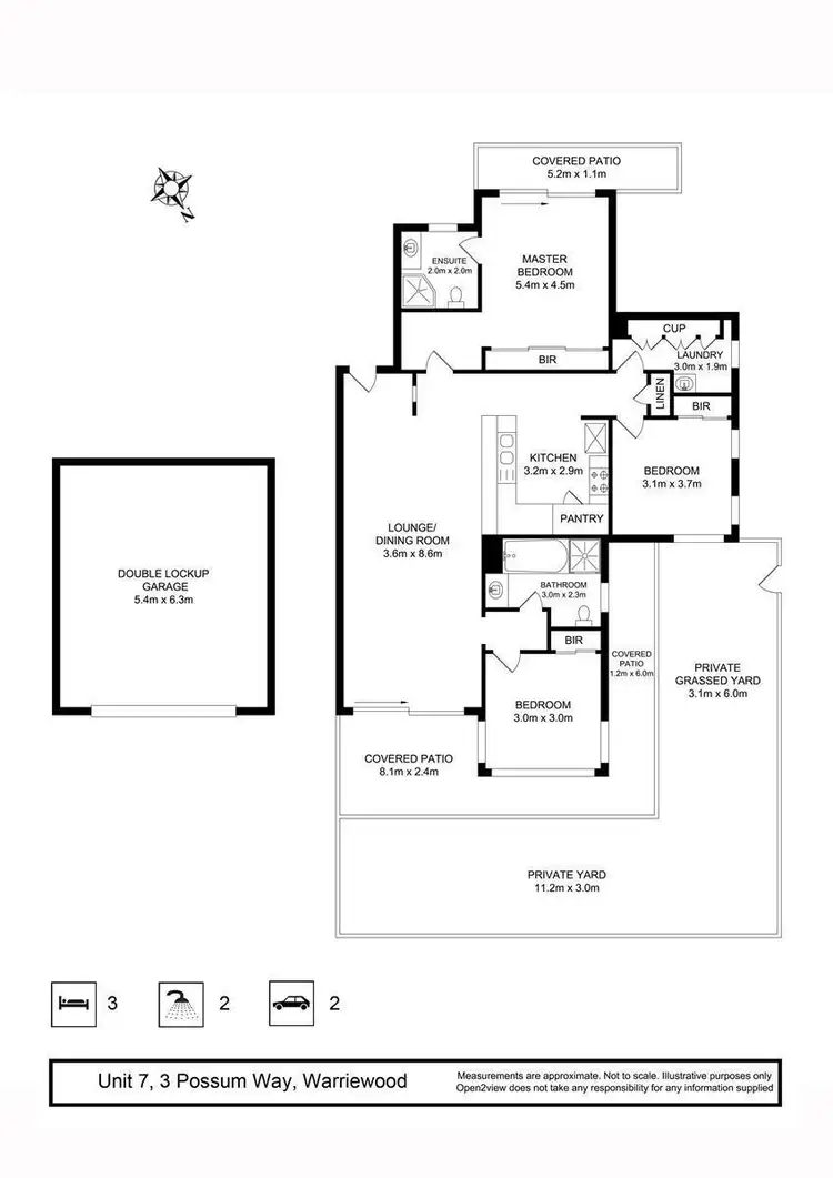 Floorplan of Homely apartment listing, 7/3 Possum Way, Warriewood NSW 2102