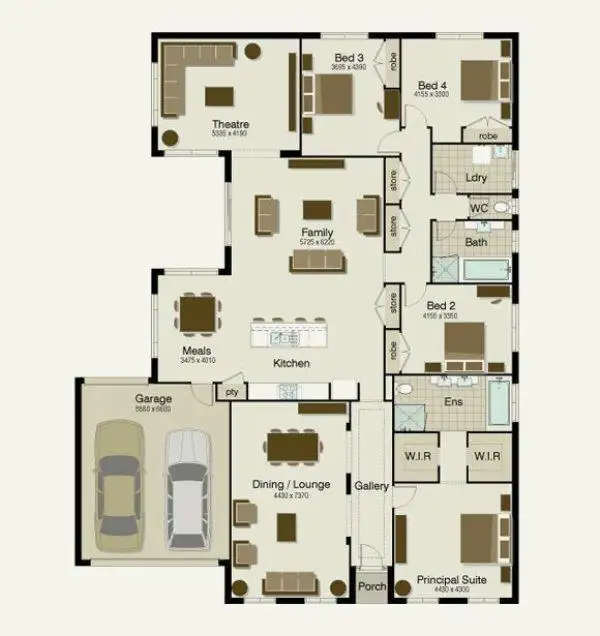 Floorplan of Homely house listing, 3 Paperbark Parade, Aberglasslyn NSW 2320