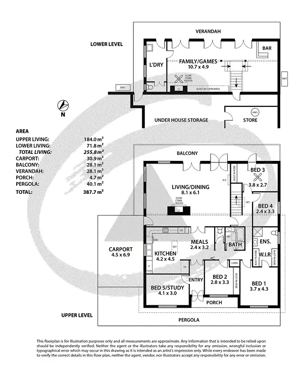 Floorplan of Homely house listing, 6 Third Avenue, Bridgewater SA 5155