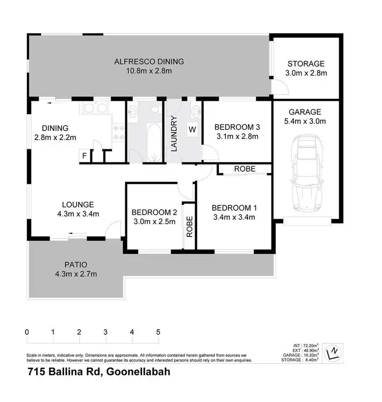 Floorplan of Homely house listing, 715 Ballina Road, Goonellabah NSW 2480